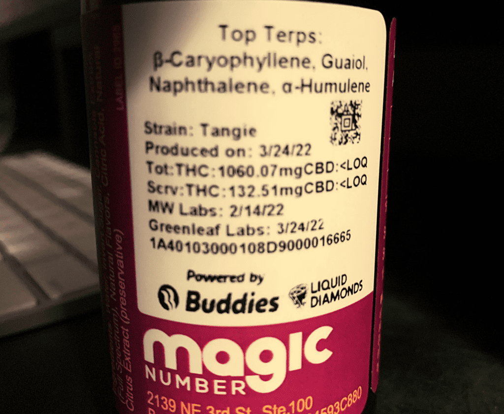 Magic Number Mega Drops Don'T Play No Games 25 mega drops label