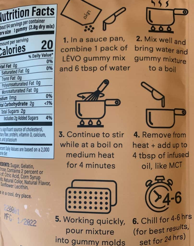 Why I Wouldn’t Recommend A Lēvo C Infuser 33 levo gummy pack instructions not working