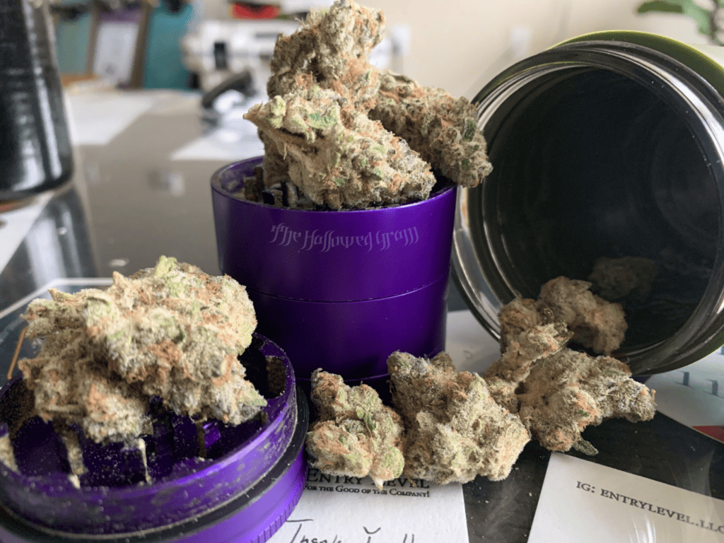 Getting Nasty With Lofty'S Super Boof 23 superboof cannabis with santa cruz shredder grinder