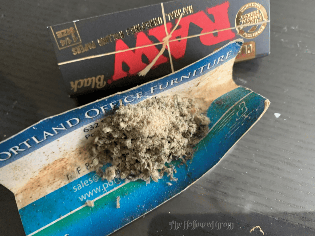 Getting Nasty With Lofty'S Super Boof 26 pile of kief covered superboof flower