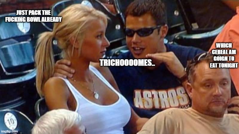 Dining Out With Donny Burger 25 trichomes meme