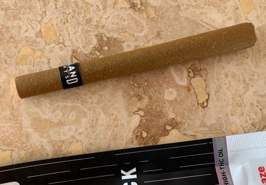 Blazing A Portland Heights Moonrock Blunt 25 2 gram hemp wrapped blunt