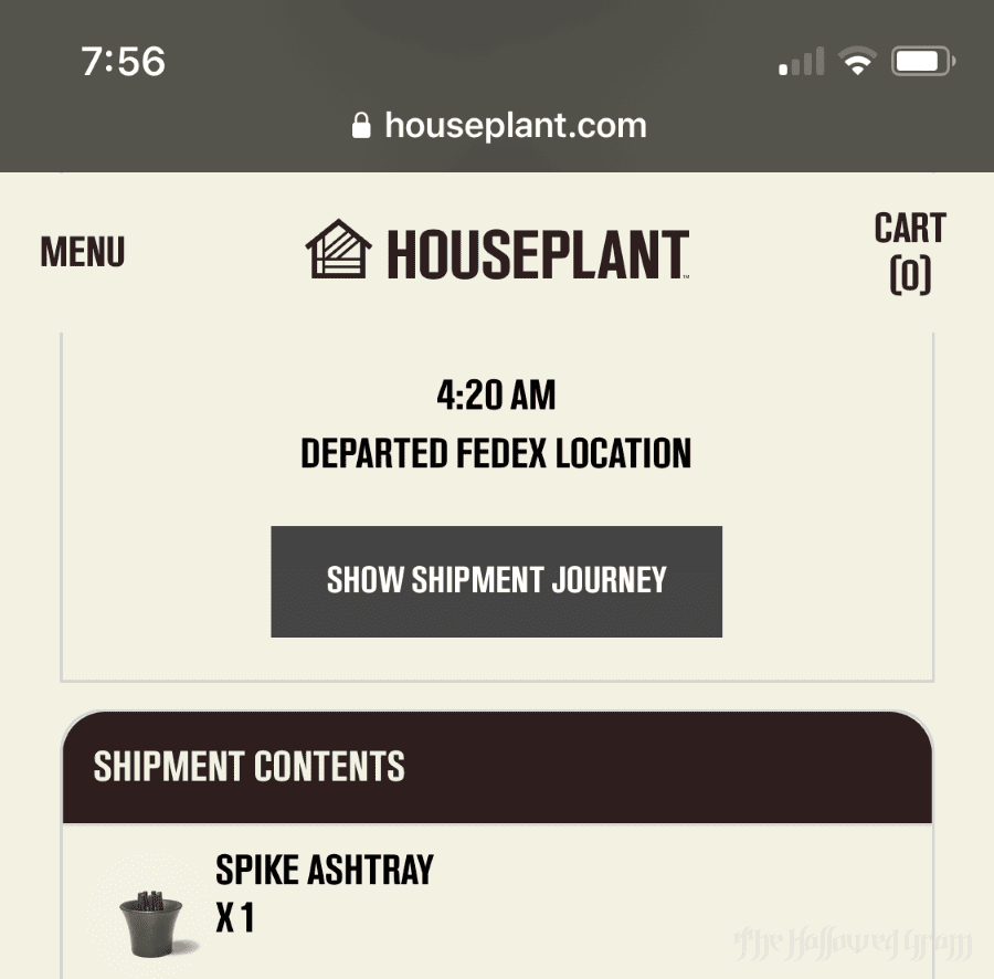 Houseplant’s Spike Ashtray: Entry Level Stoner Brutalism 26 ordering on houseplant